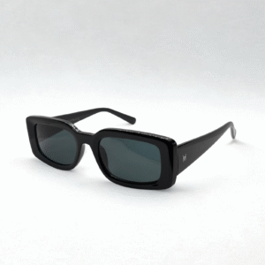 Monarch Black Rectangular Sunglasses