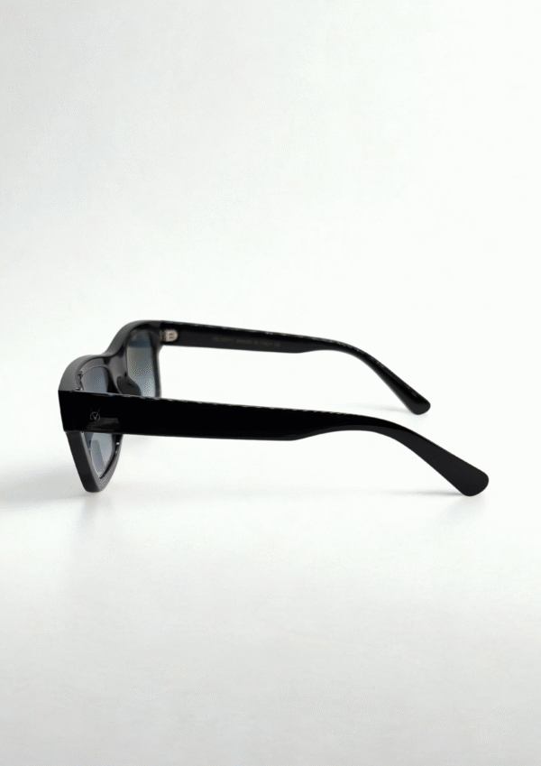 Velocity Black Rectangular Sunglasses - Image 5