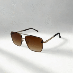Square Gradient Sunglasses – Bronze Edition