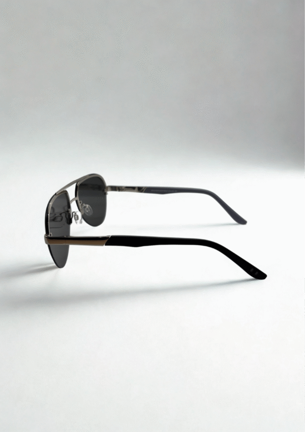 Classic Dark Tint Aviator Sunglasses - Image 3