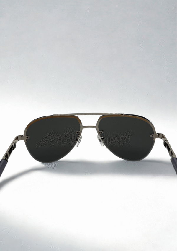 Classic Dark Tint Aviator Sunglasses - Image 4