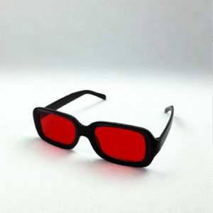 CrimsonPop Rectangle Sunglasses