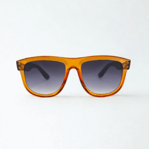 Amber & Black Wayfarer Sunglasses