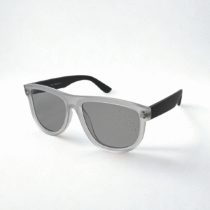 Frosted Grey & Black Wayfarer Sunglasses