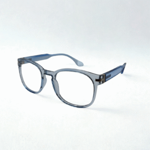Blue Acetate Eyeglasses – Classic Square Frame