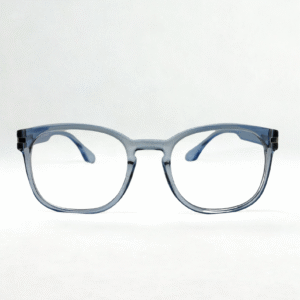 Blue Acetate Eyeglasses – Classic Square Frame