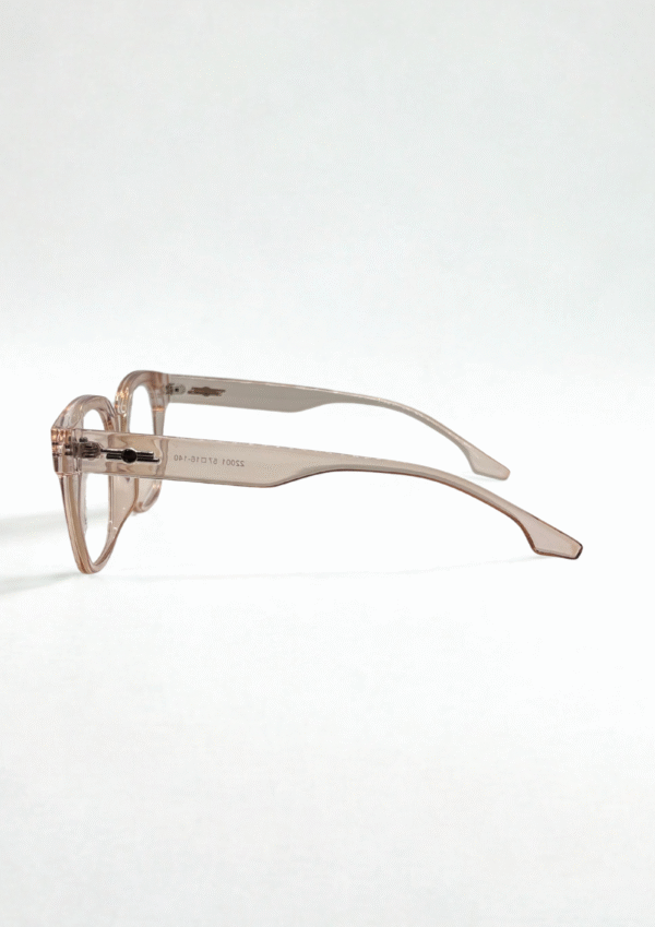 Brown Square Frame Glasses - Image 4