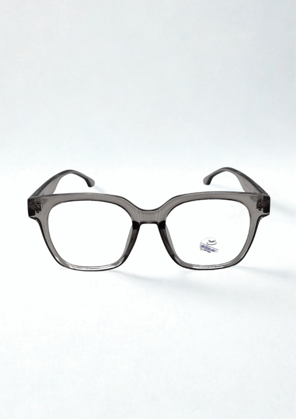Gray Square Eyeglasses - Image 2