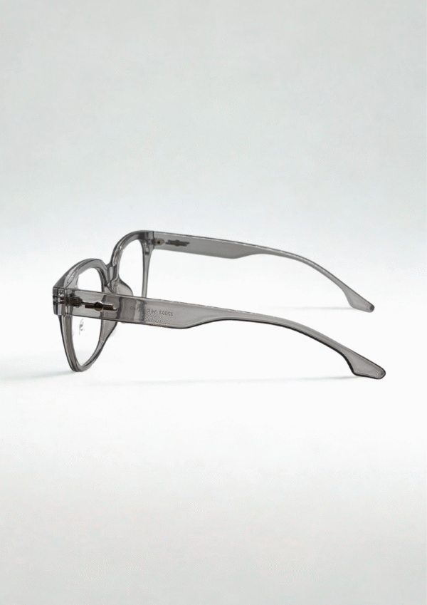 Gray Square Eyeglasses - Image 4