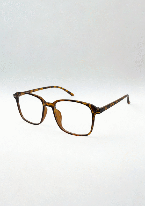 TortoiseShell Retro Square Eyeglasses