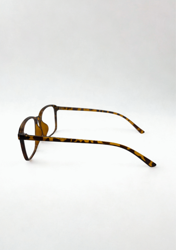 TortoiseShell Retro Square Eyeglasses - Image 4