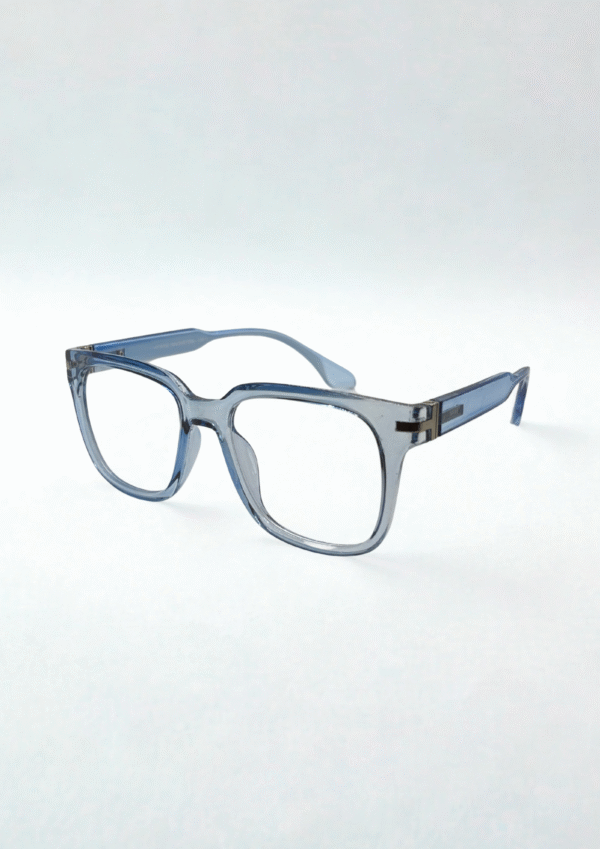 Translucent Blue Eyeglasses