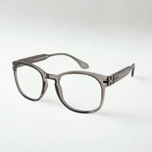 Grey Acetate Eyeglasses – Classic Square Frame