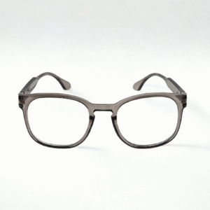 Grey Acetate Eyeglasses – Classic Square Frame