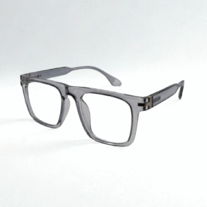 Grey Square Frame Glasses