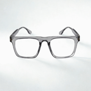 Grey Square Frame Glasses
